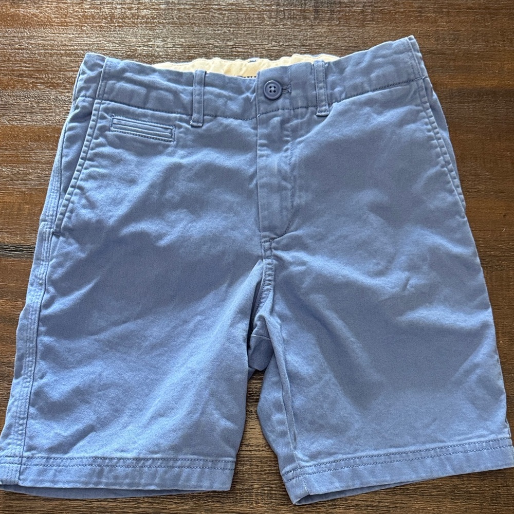 Crewcuts Boys Pale Blue Flat Front Shorts